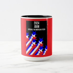 Tasse 2 Couleurs Citoyenneté américaine accordée