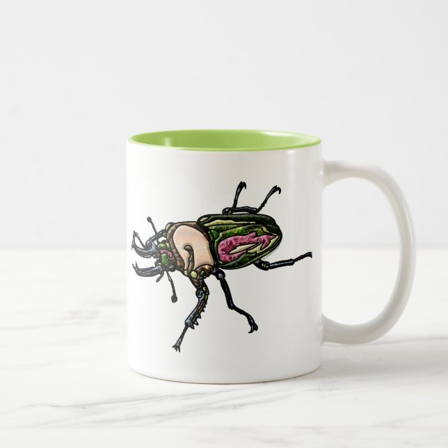 Tasse 2 Couleurs Citron arc-en-ciel (Droit)