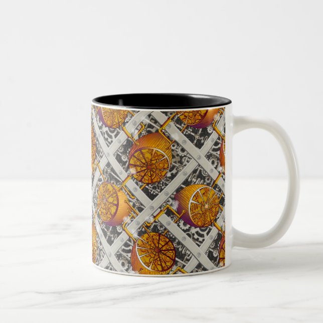 Tasse 2 Couleurs Citrons de Steampunk - Comment la limonade est fai (Droit)