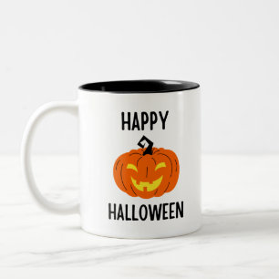 Tasse 2 Couleurs Citrouille d'Halloween