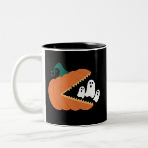 Tasse 2 Couleurs Citrouille d'Halloween Garçons Enfants Fantômes Dr