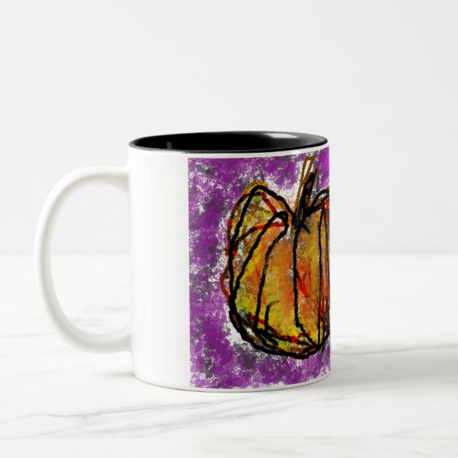 Tasse 2 Couleurs Citrouille et squash (Gauche)
