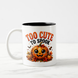 Tasse 2 Couleurs 👻 Citrouille Mignonne Halloween Citation Drôle 🎃