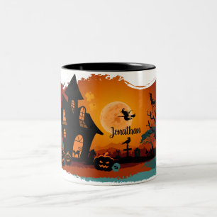 Tasse 2 Couleurs Citrouilles de sorcière de la cicatrice Vibes d'Ha