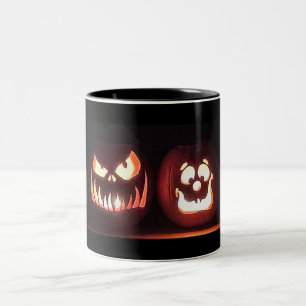 Tasse 2 Couleurs Citrouilles d'Halloween