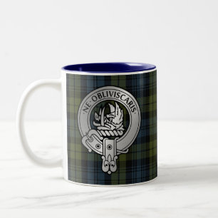 Tasse 2 Couleurs Clan Campbell Crest & Tartan