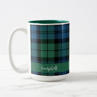 Clan Campbell Tartan personnalisé de script plaid