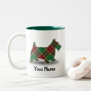 Tasse 2 Couleurs Clan écossais Baxter Tartan Scottish Terrier