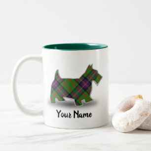Tasse 2 Couleurs Clan écossais Cochrane Tartan Scottish Terrier