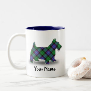 Tasse 2 Couleurs Clan écossais Galbraith Tartan Scottish Terrier