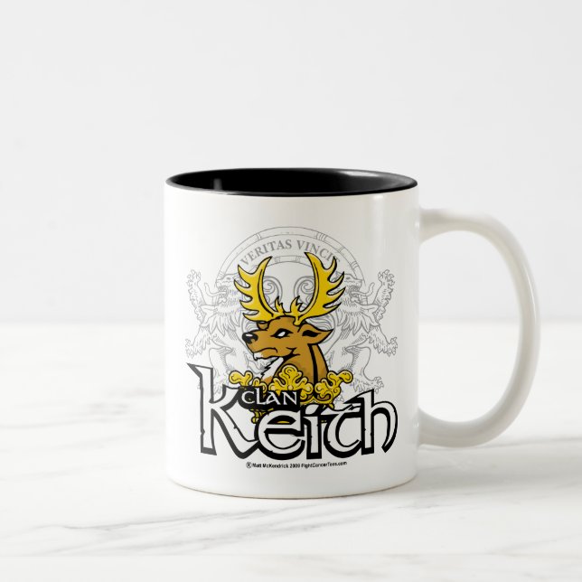 Tasse 2 Couleurs Clan Keith (Droit)