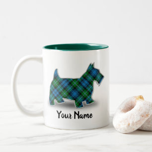 Tasse 2 Couleurs Clan Lyon Tartan Scottish Terrier