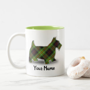 Tasse 2 Couleurs Clan MacDiarmid Tartan Scottish Terrier