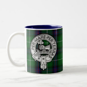 Tasse 2 Couleurs Clan MacDonald de Isles Crest & Tartan