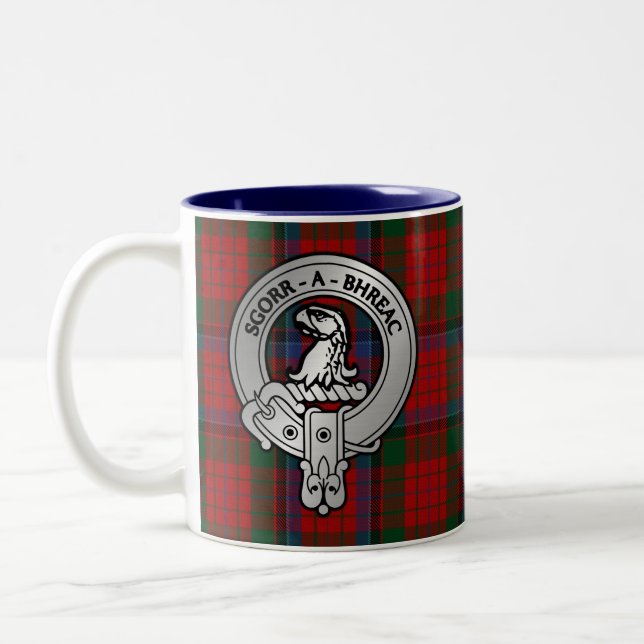 Tasse 2 Couleurs Clan MacNeacail (MacNicol/Nicolson) Crest & Tartan (Gauche)