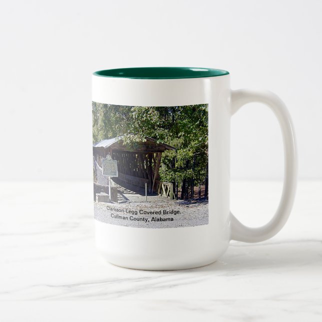 Tasse 2 Couleurs Clarkson Pont couvert Alabama (Droit)