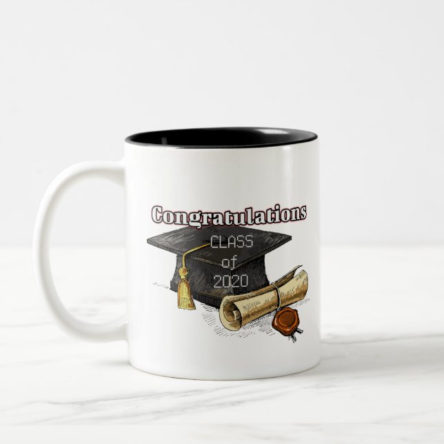 Tasse 2 Couleurs Classe 2020 (Gauche)