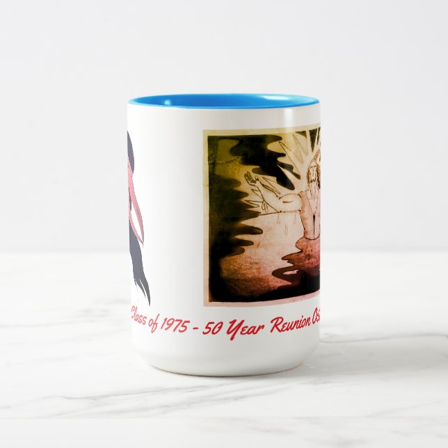 Tasse 2 Couleurs Classe Antonian de 75 - 50 ans Réunion oct 2025 (Centre)