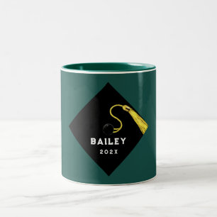 Tasse 2 Couleurs Classe de fin d'études de 2025 Keepsaké cadeau