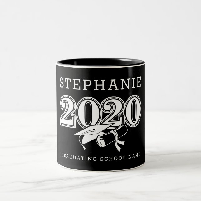 Tasse 2 Couleurs Classe tendance de Casquette 2020 (Centre)