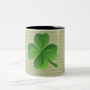 Tasse 2 Couleurs Classique tendance irlandais Lucky Shamrock