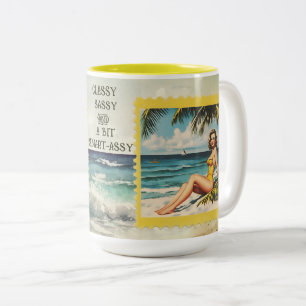 TASSE 2 COULEURS CLASSY SASSY ET UN PEU SMART-ASSY
