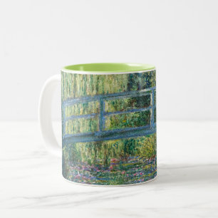 Tasse 2 Couleurs Claude Monet - Eau Lily étang, Harmonie verte