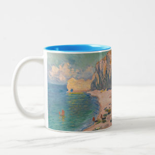 Tasse 2 Couleurs Claude Monet - Etretat : Plage et Falaise d'Amont