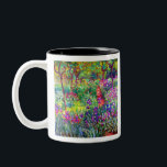 Tasse 2 Couleurs Claude Monet Garden à Giverny<br><div class="desc">Jardin de Giverny peint par Claude Monet en 1900.</div>