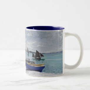 Tasse 2 Couleurs Claude Monet la plage chez Sainte-Adresse