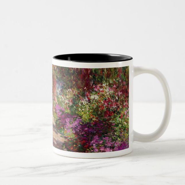 Tasse 2 Couleurs Claude Monet | une voie dans le jardin de Monet (Droit)