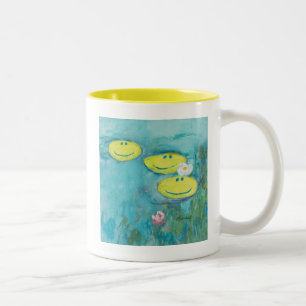 Tasse 2 Couleurs Claude Monet : Visages heureux