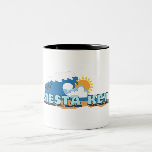 Tasse 2 Couleurs Clé de sièste (Centre)