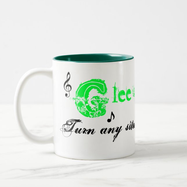 Tasse 2 Couleurs Clef-Note, musique, chanson… (Gauche)