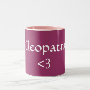 Tasse 2 Couleurs Cléopâtre, <3