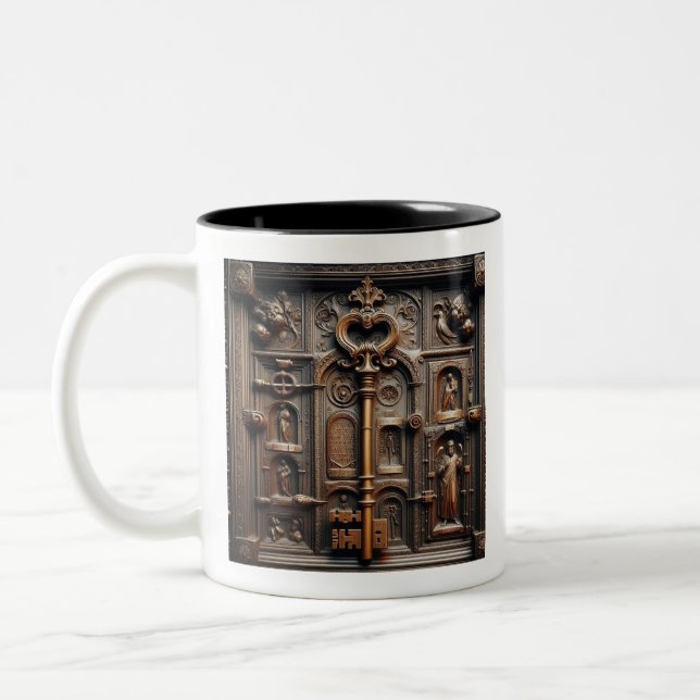 Tasse 2 Couleurs Clés (Gauche)