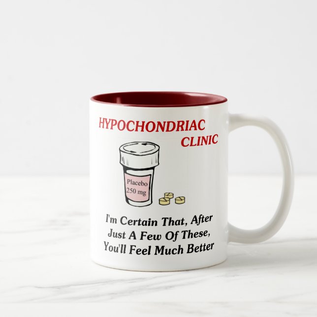 Tasse 2 Couleurs Clinique de Hypochodriac (Droit)
