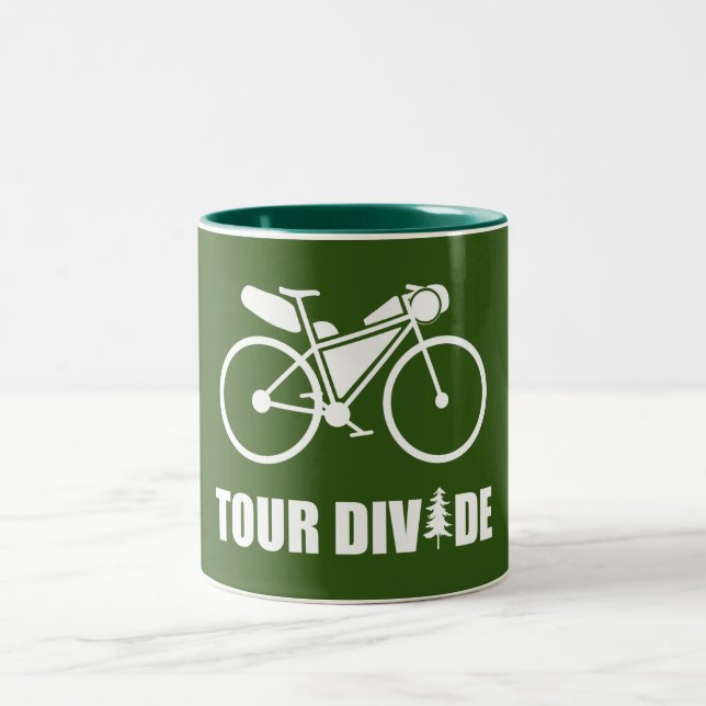 Tasse 2 Couleurs Clivage Bikepacking de visite (Centre)