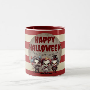 Tasse 2 Couleurs Clowns effrayants Carnaval d'Halloween effrayant