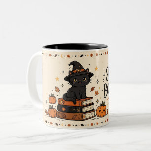 Tasse 2 Couleurs Club de lecture effrayant Chat noir