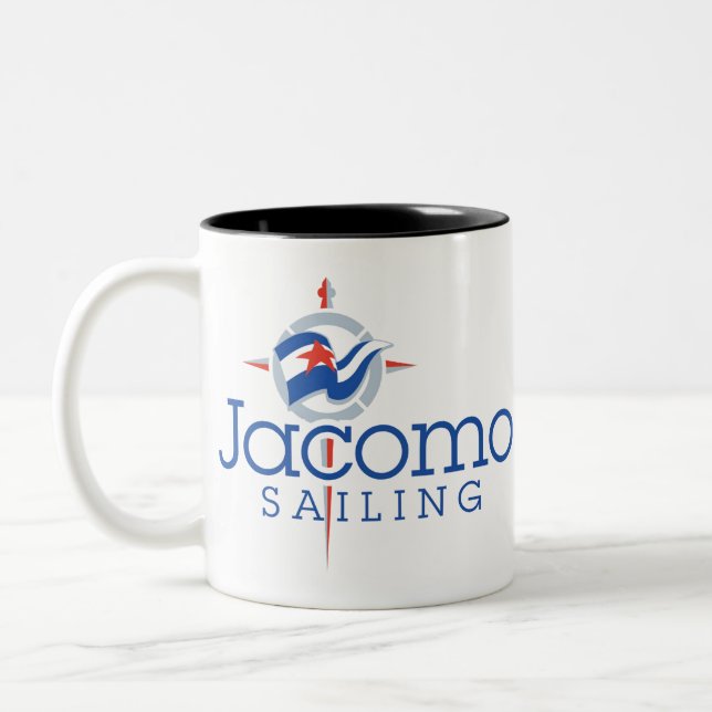Tasse 2 Couleurs Club de voile Jacomo (Gauche)