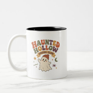 Tasse 2 Couleurs Club Social Fantôme de Hollow Haunted