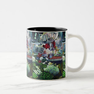 Tasse 2 Couleurs Club Végétarien Se Réunit Ici
