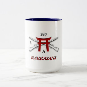 Tasse 2 Couleurs Co une INFANTERIE Rakkasans de 3/187