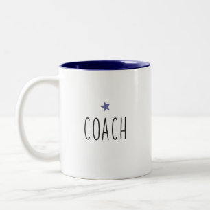 Tasse 2 Couleurs Coach   Coach moderne Couleur Étoile personnalisée
