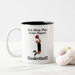 Tasse 2 Couleurs Coach du joueur de basket-ball