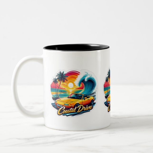 Tasse 2 Couleurs Coastal Drive (Gauche)