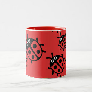 Tasse 2 Couleurs coccinelle et coccinelle