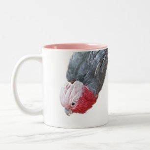 Tasse 2 Couleurs Cockatoo à poitrine Rose de perroquet
