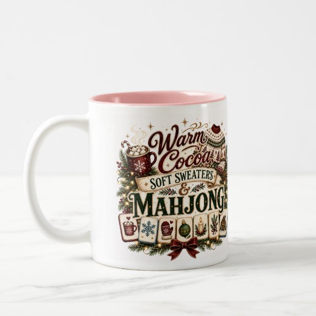 Tasse 2 Couleurs Coco Chaud Et Mahjong (Gauche)